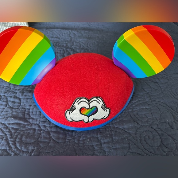 NEW Disney parks Mickey Mouse pride rainbow love wins ears. - Picture 5 of 5